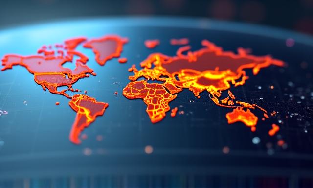 Dashboard showing real-time storm tracking and ad deployment